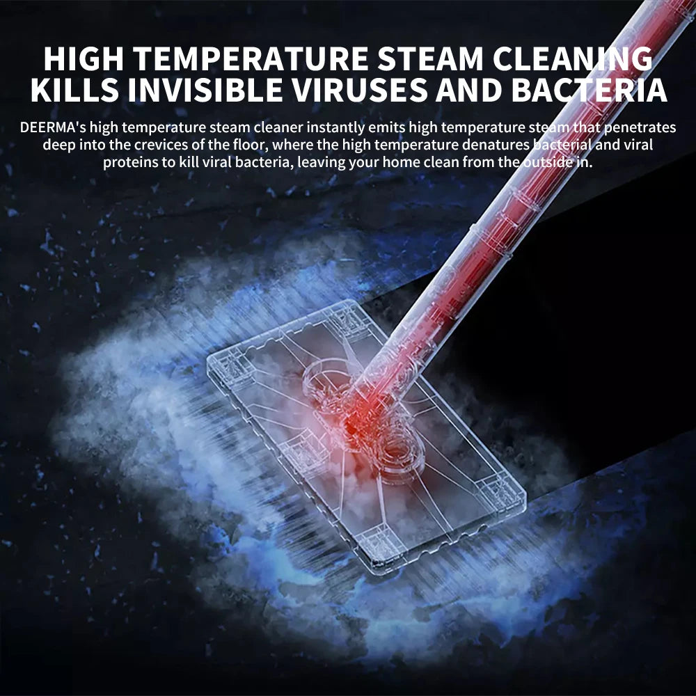 New Original Deerma DEM-ZQ610 Steam Mopping Machine Multifunction Household Cleaning mop Aspirador 5 Attachments Mold 220V 1300W