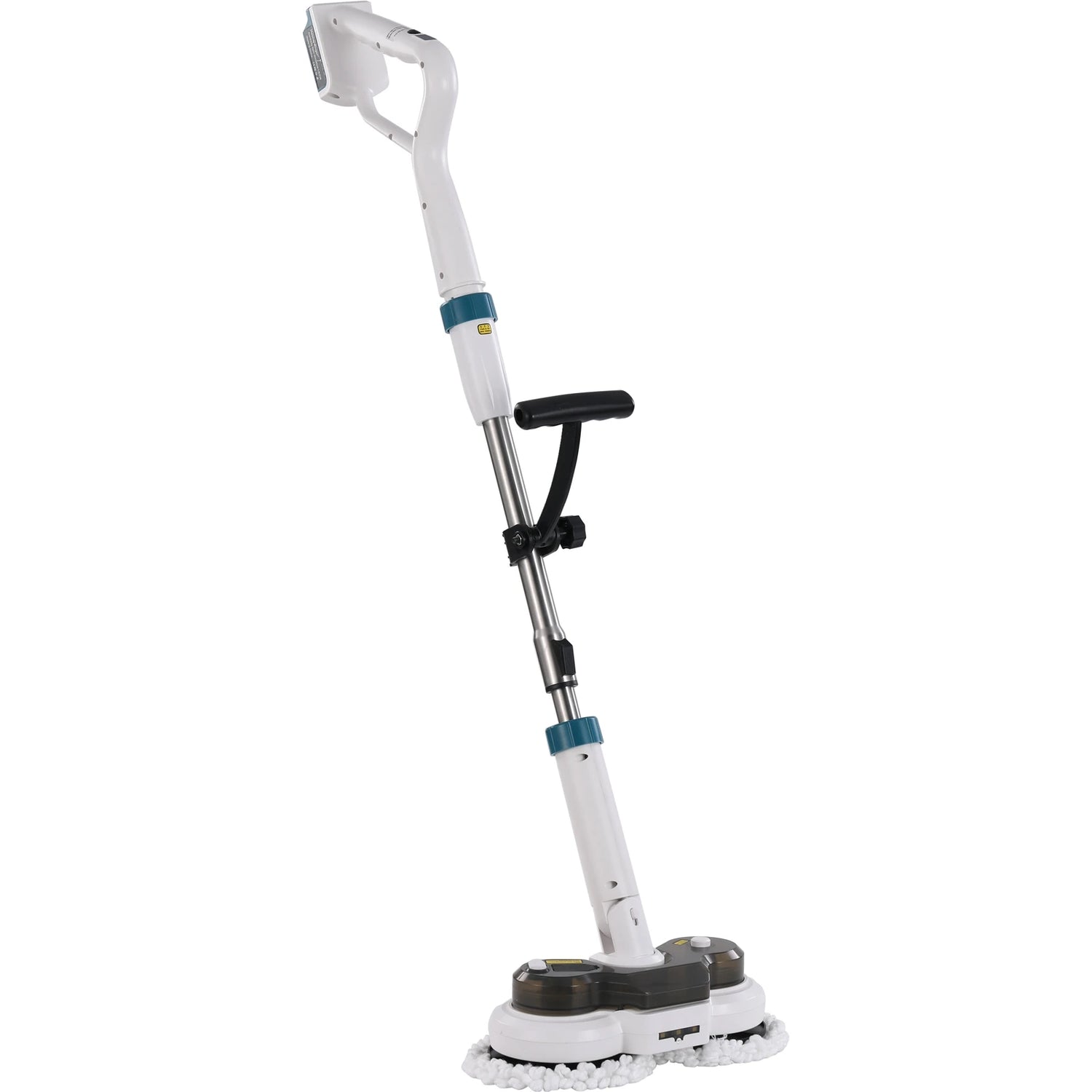 Cordless Power Scrubber & Mops for Floor Cleaning, Automatic Spin Mops with Smart Display and LED light, No battery