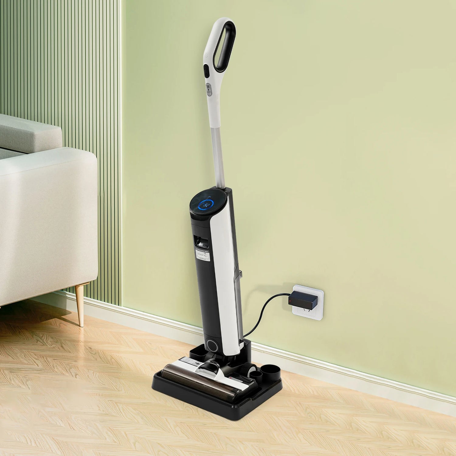 Smart Self-Cleaning Floor Scrubber | Wet & Dry Vacuum and Mop in One | Cordless, HEPA Filter, Long Battery Life